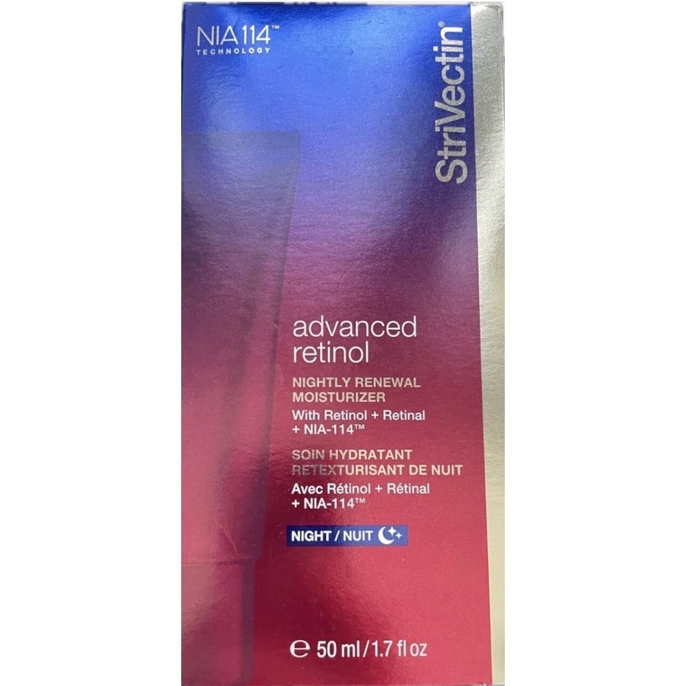 StriVectin Advanced Retinol (retail $119) Renewal Moisturizer Nightly New in Box - Picture 3 of 3